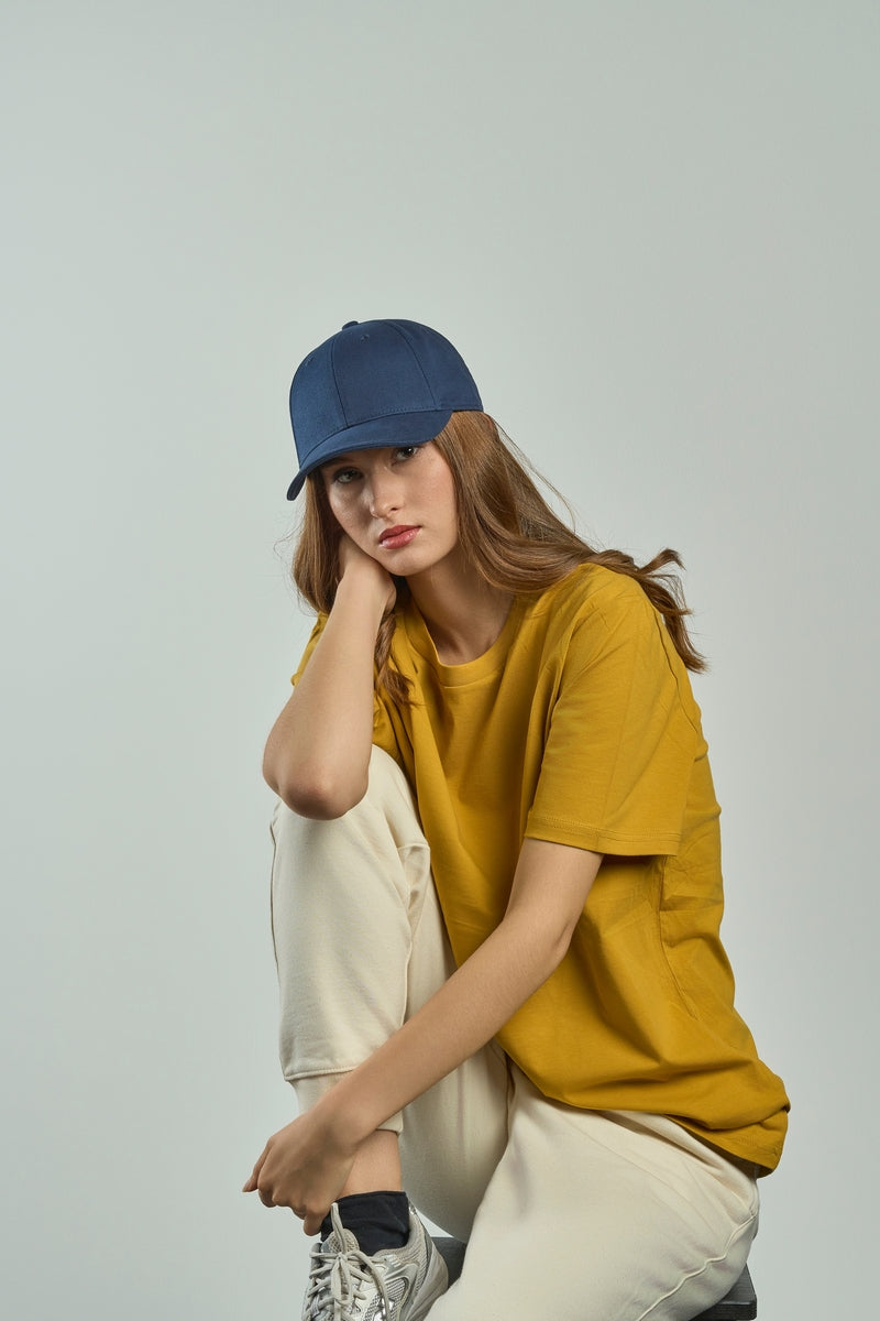 LIBERTY SAND-S Atlantis 6 Panel Hard Front 100% Cotton Cap (Stocked at Supplier Warehouse)