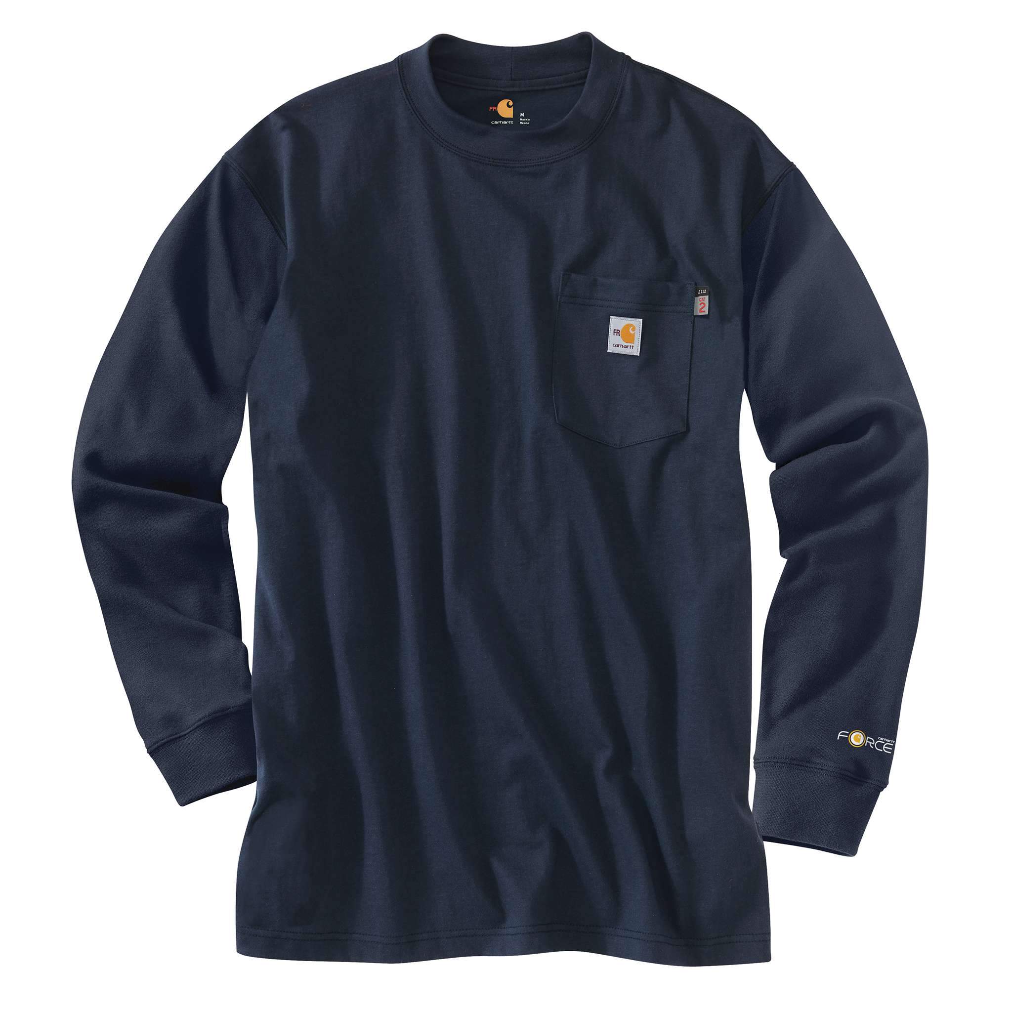 100235 - Carhartt Flame Resistant Force® Cotton Long-Sleeve T-Shirt (CLEARANCE)