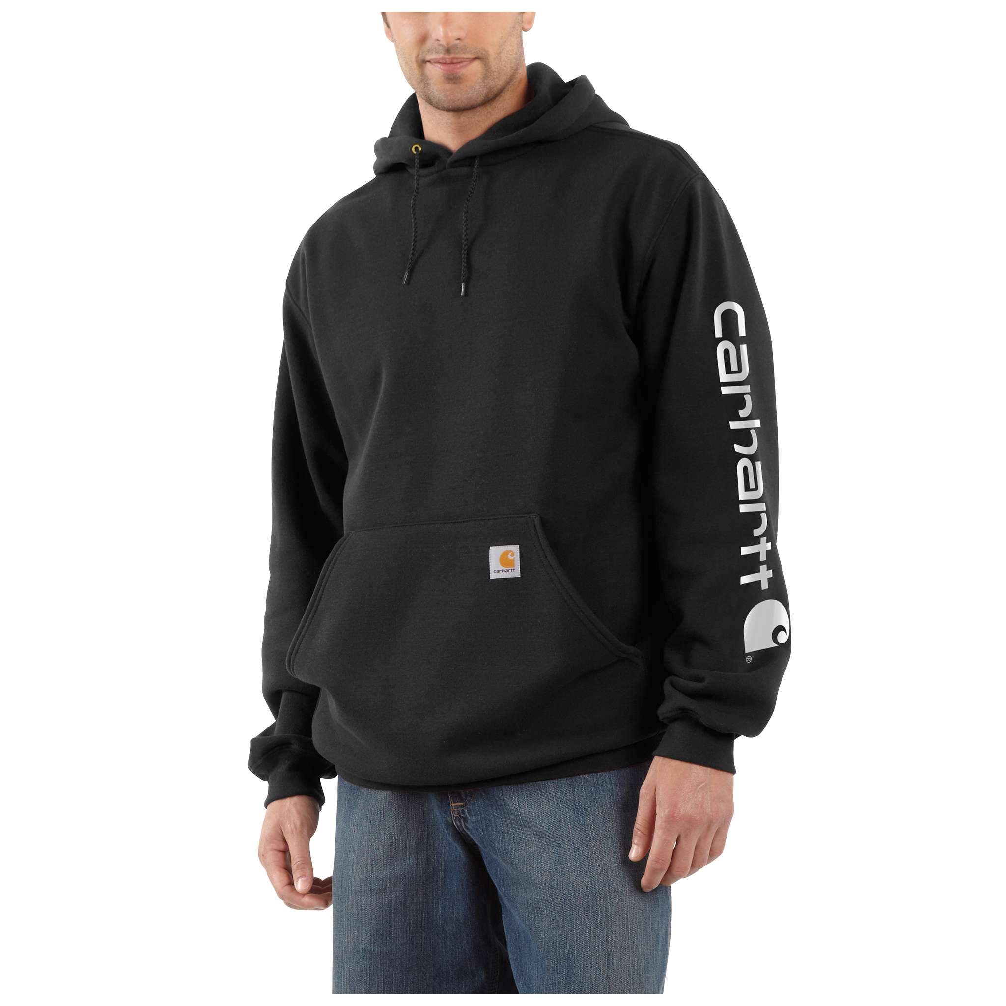 K288 - Carhartt Loose Fit Midweight Logo Sleeve Sweatshirt (Stocked In Canada)*