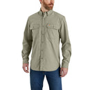 105291 - Force Relaxed Fit Lightweight Long-Sleeve Button Down Shirt (Stocked In USA)
