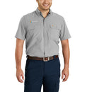 105292 - Carhartt Force Relaxed Fit Lightweight Short-Sleeve Button Down Shirt (Stocked In USA)