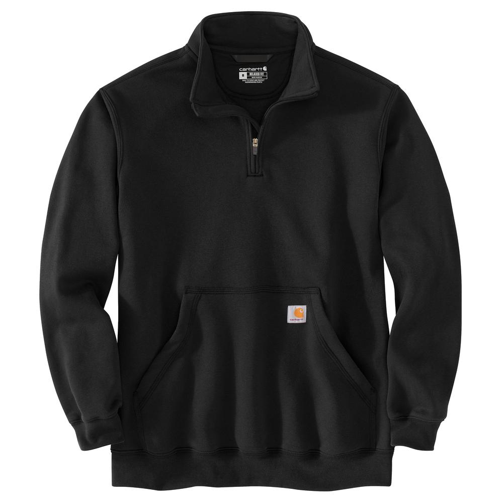 105294 - Carhartt Loose Fit Midweight 1/4 Zip Mock Neck Sweatshirt (Stocked In USA)*