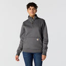 105295 - Carhartt Relaxed Fit Midweight 1/4 Zip Mock Neck Sweatshirt (Stocked In USA)