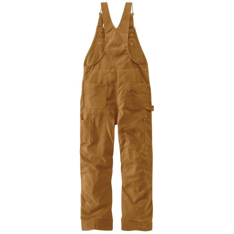 106672 - Carhartt Men's Loose Fit Firm Duck Insulated Bib Overall (Stocked In USA)