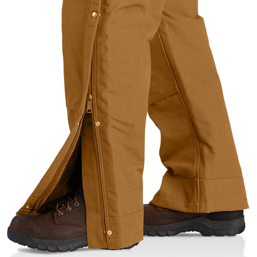 106672 - Carhartt Men's Loose Fit Firm Duck Insulated Bib Overall (Stocked In USA)*