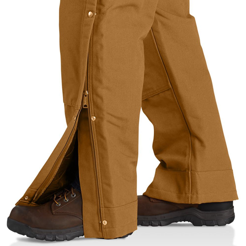 106672 - Carhartt Men's Loose Fit Firm Duck Insulated Bib Overall (Stocked In USA)