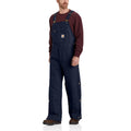 106672 - Carhartt Men's Loose Fit Firm Duck Insulated Bib Overall (Stocked In USA)