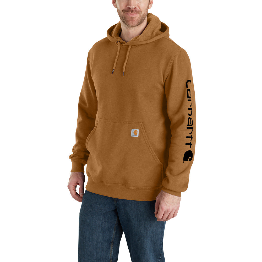 K288 - Carhartt Loose Fit Midweight Logo Sleeve Sweatshirt (Stocked In Canada)*