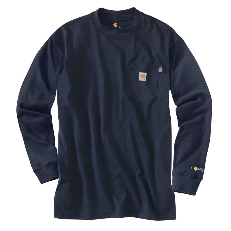 100235 - Carhartt Flame Resistant Force® Cotton Long-Sleeve T-Shirt (CLEARANCE)