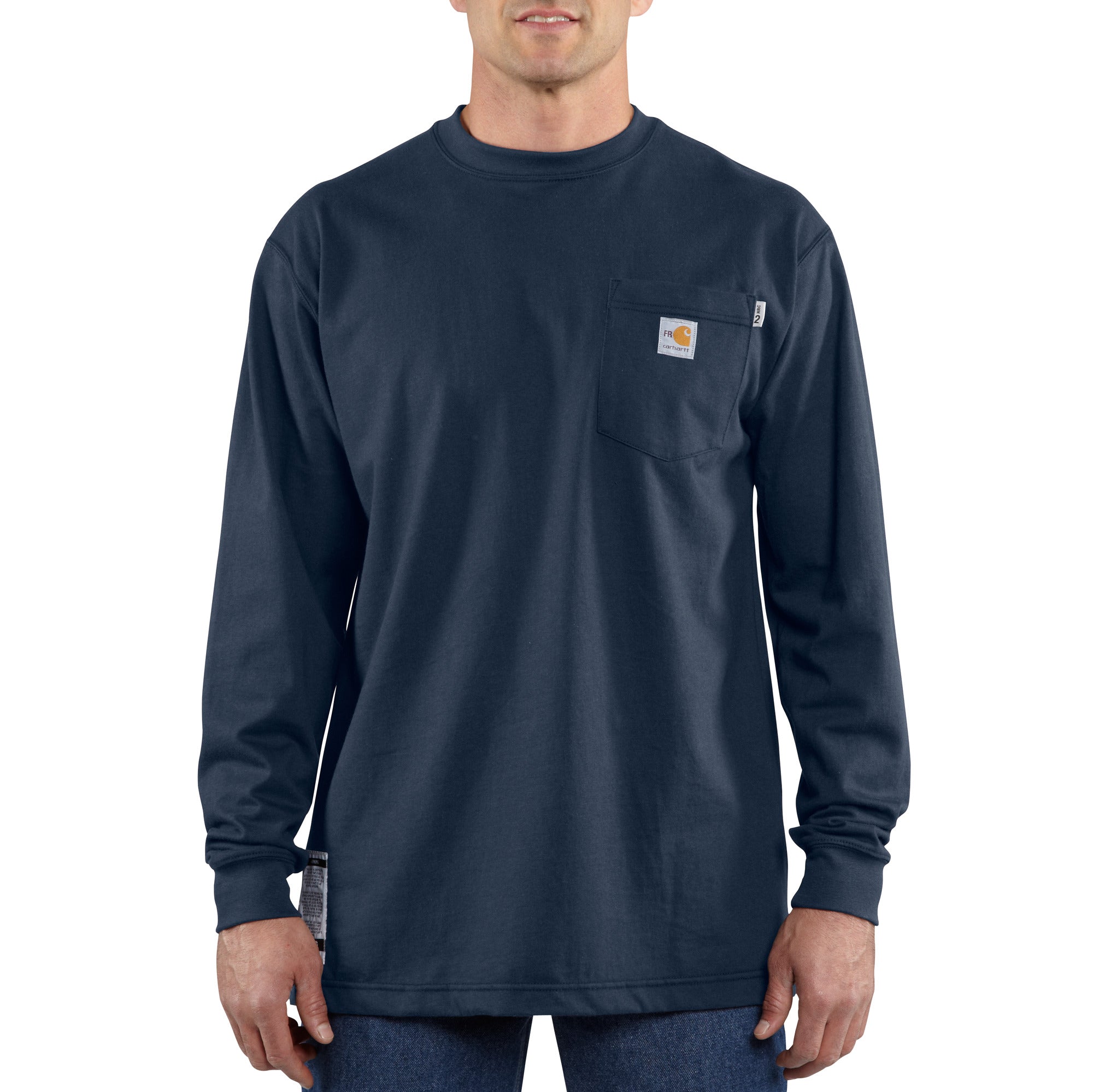 100235 - Carhartt FR Force Cotton Long Sleeve T-Shirt (Stocked In USA)