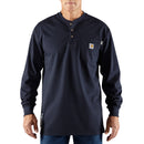 100237 - Carhartt FR Force Cotton Long-Sleeve Henley (Stocked In USA)