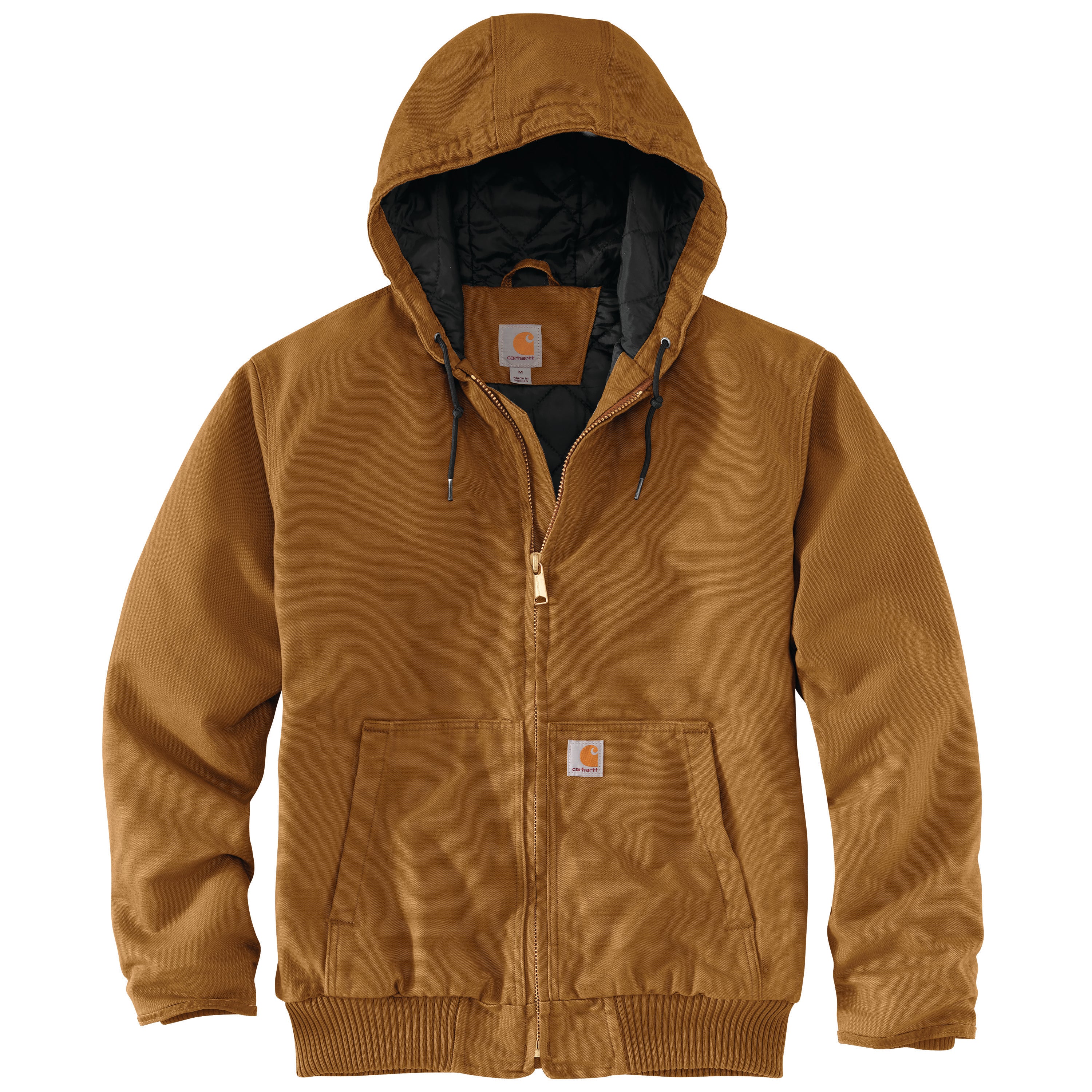 104050 - Carhartt Loose Fit Washed Duck Quilt Lined Active Jac (Stocked In Canada)*