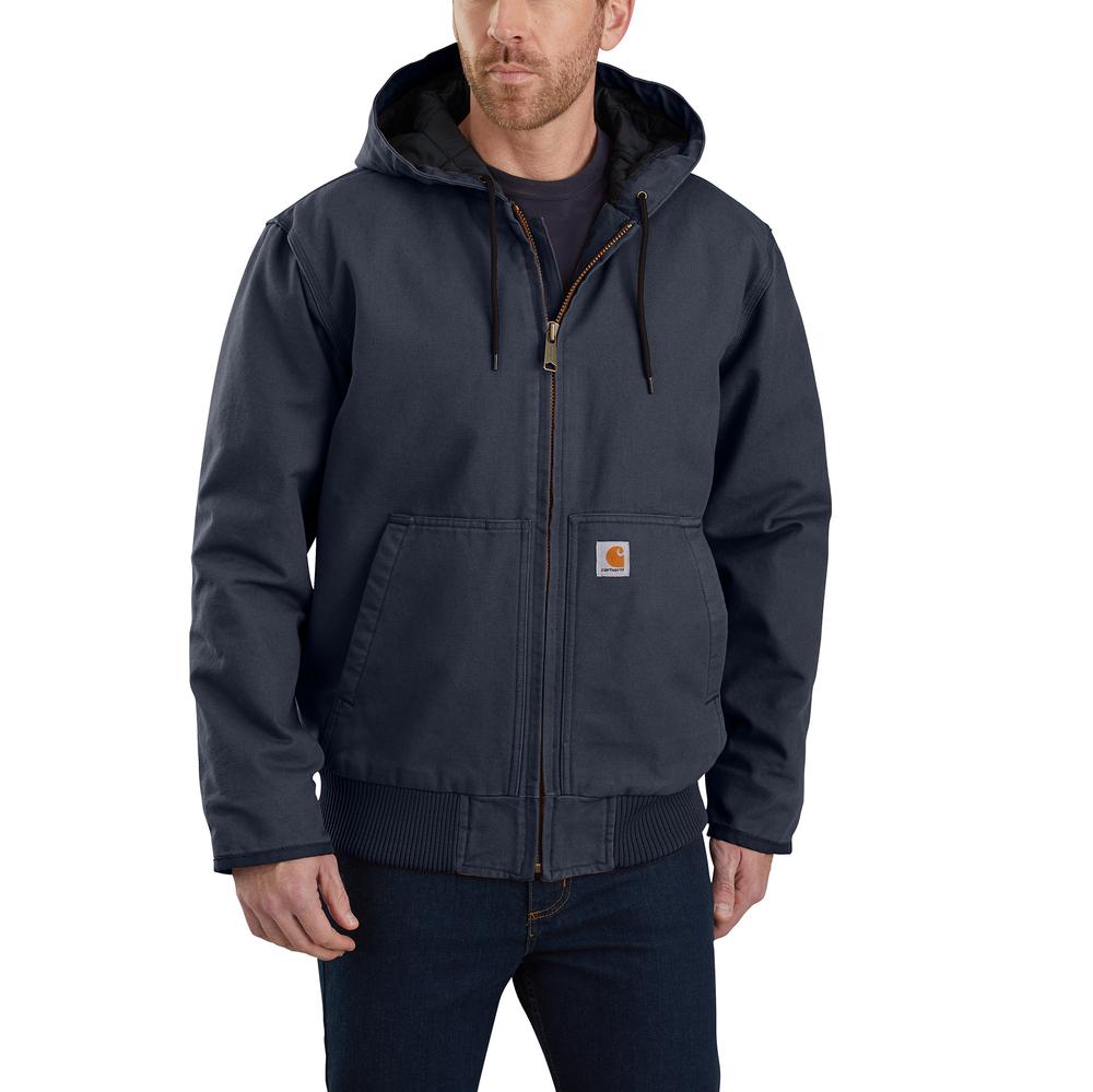 104050 - Carhartt Loose Fit Washed Duck Quilt Lined Active Jac (Stocked In USA)*