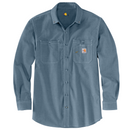 104138 - Carhartt FR Force Original Fit Lightweight Long Sleeve Button Shirt (Stocked In USA)