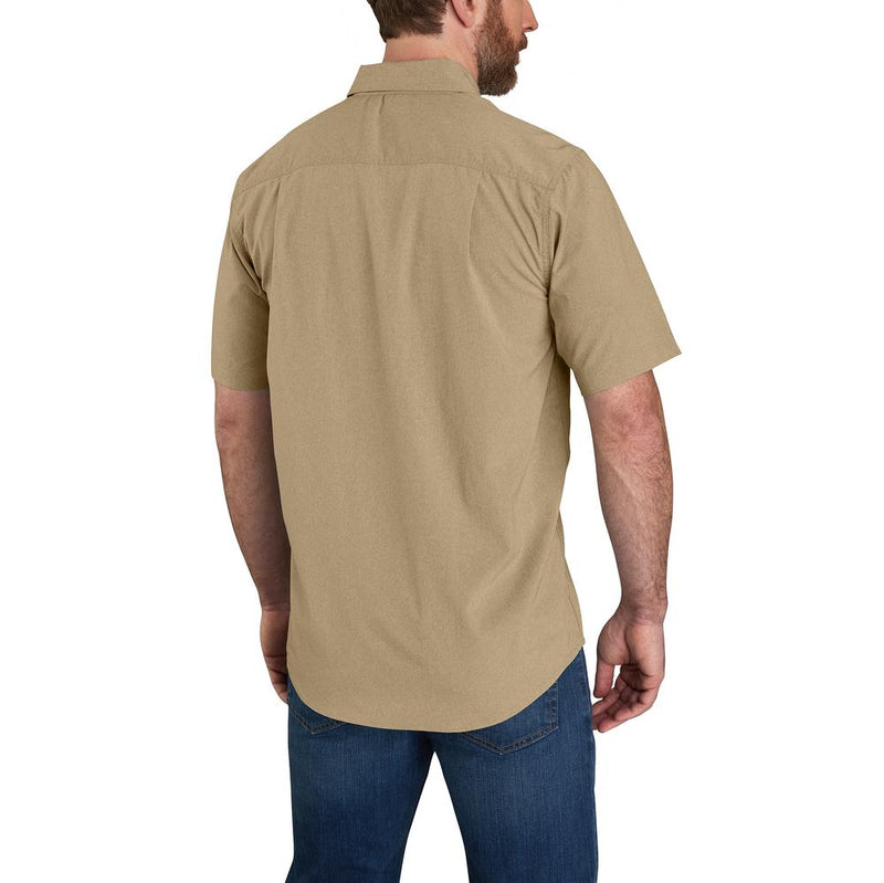 105292 - Carhartt Force Relaxed Fit Lightweight Short-Sleeve Button Down Shirt (Stocked In USA)