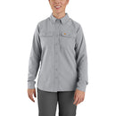105538 - Carhartt Women's Force Relaxed Fit Lightweight Long-Sleeve Button Down Shirt (Stocked In USA)