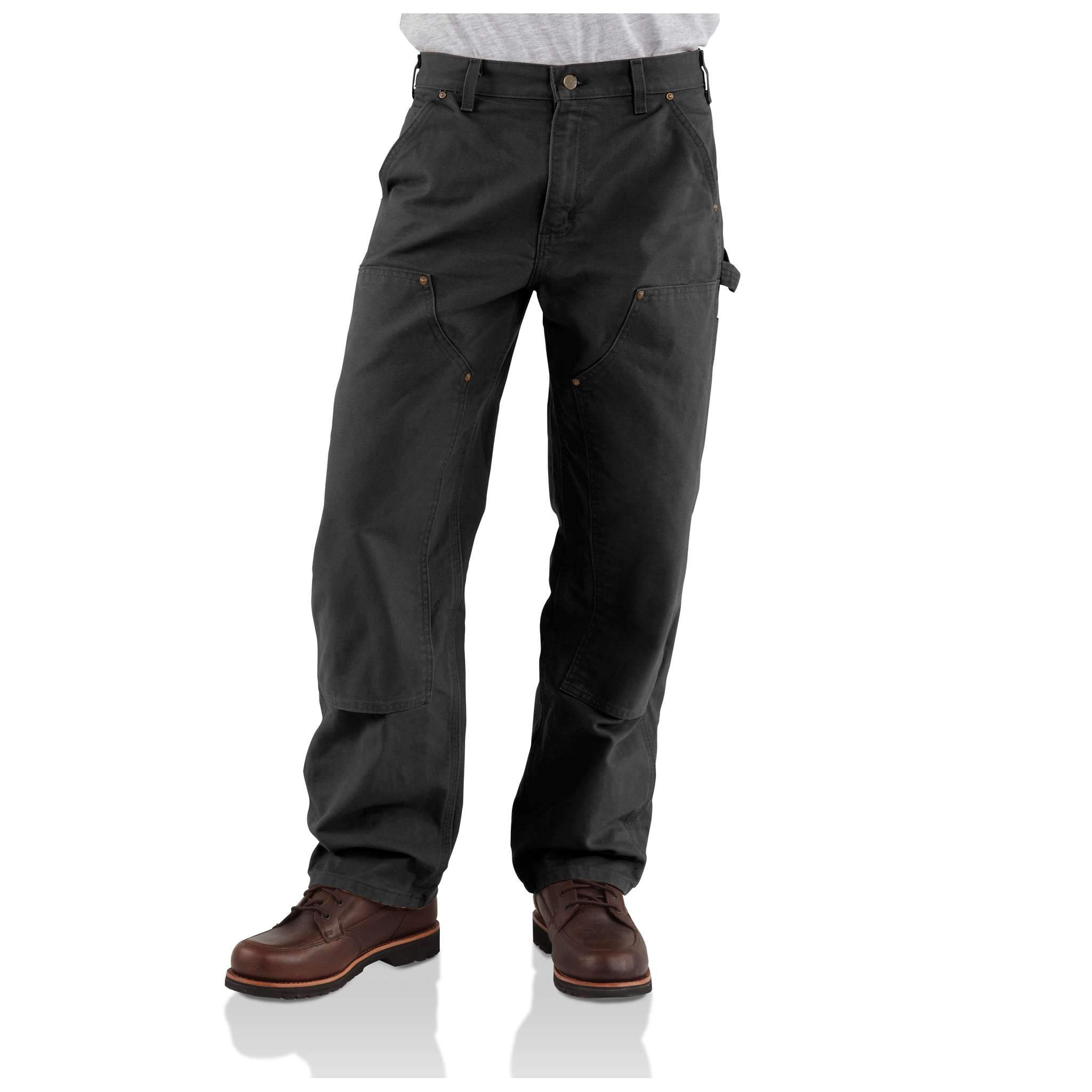 B136 - Carhartt Washed-Duck Double-Front Work Dungaree (CLEARANCE)