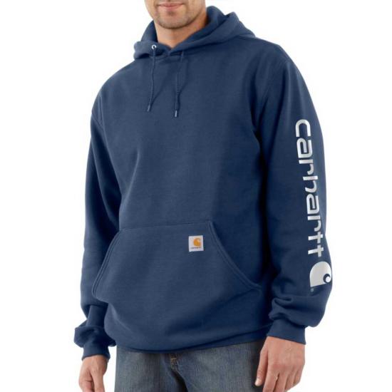 K288 - Carhartt Loose Fit Midweight Logo Sleeve Sweatshirt (Stocked In Canada)